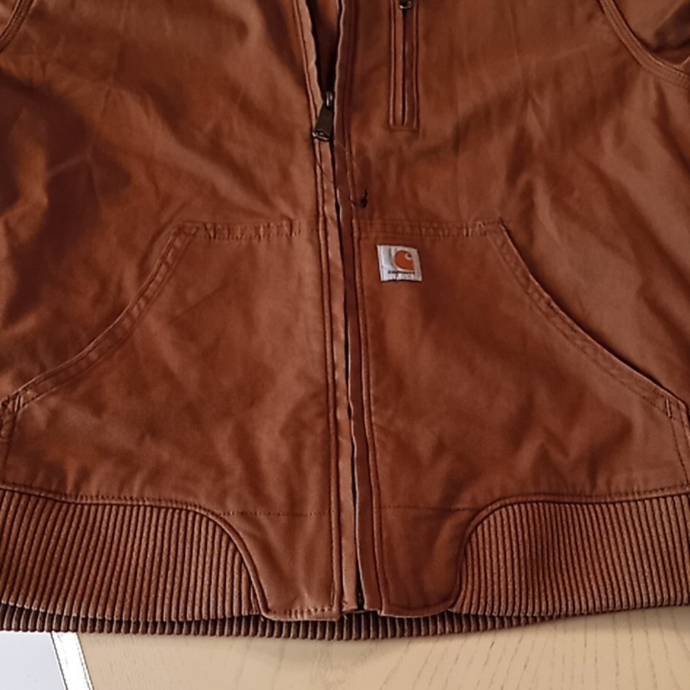 Carhartt Men's Tan Jacket. Rugged Flex. Relaxed Fit. Medium (8-10). NWOT. - Picture 7 of 16